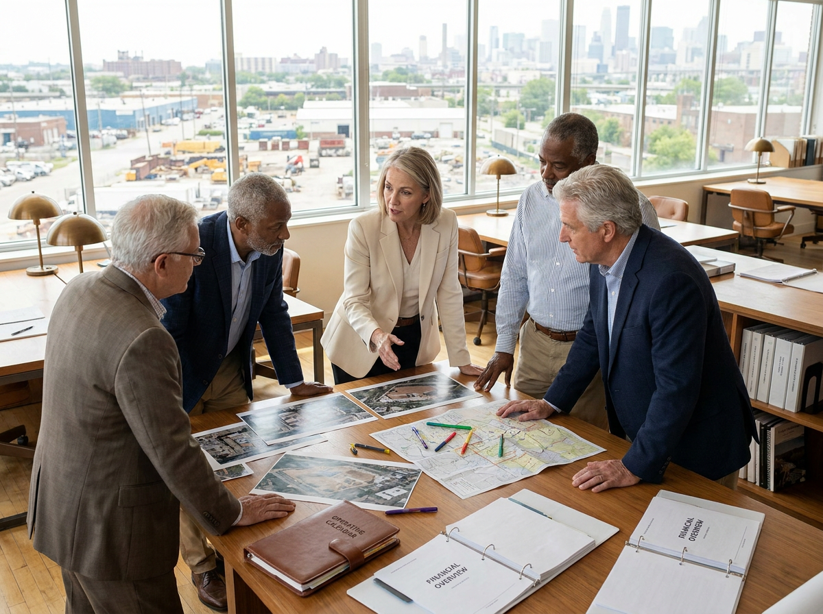 A focused senior team evaluating the economics and operating requirements of a growth opportunity.